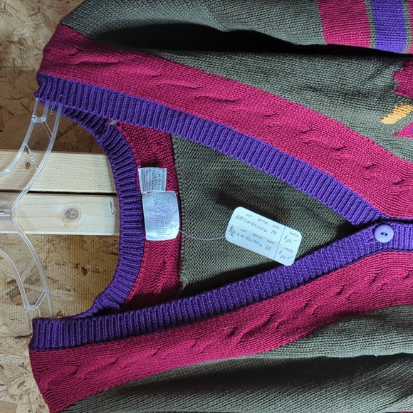 Heirlooms Classics ladies medium cardigan sweater - Picture 2 of 4